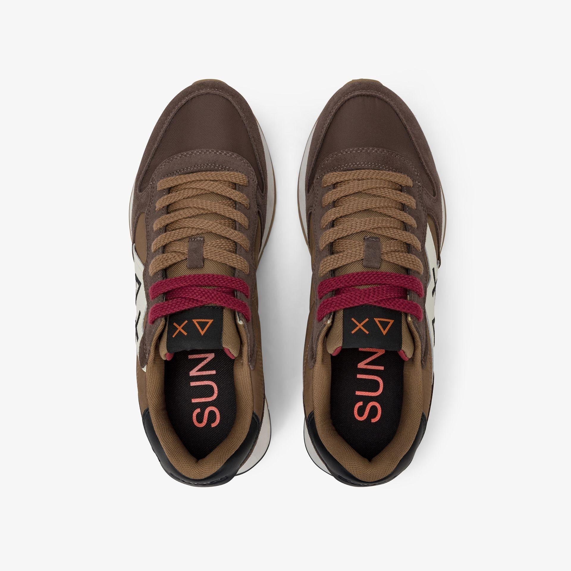 Sneaker Jaki Bicolor in nylon e suede Z45114 08 SUN68 SHOES 