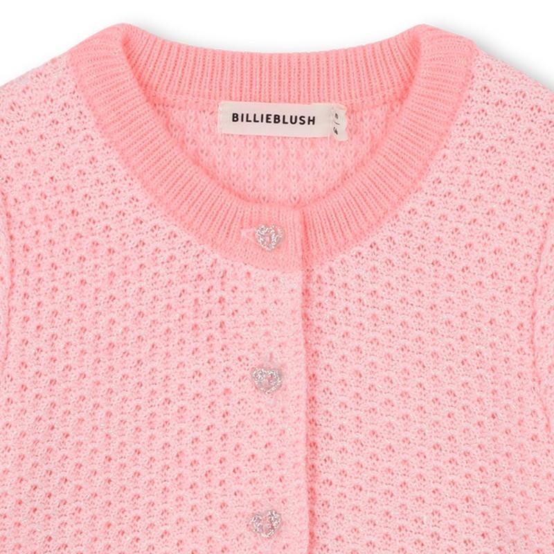 Cardigan in maglia U21435 408 BILLIEBLUSH 