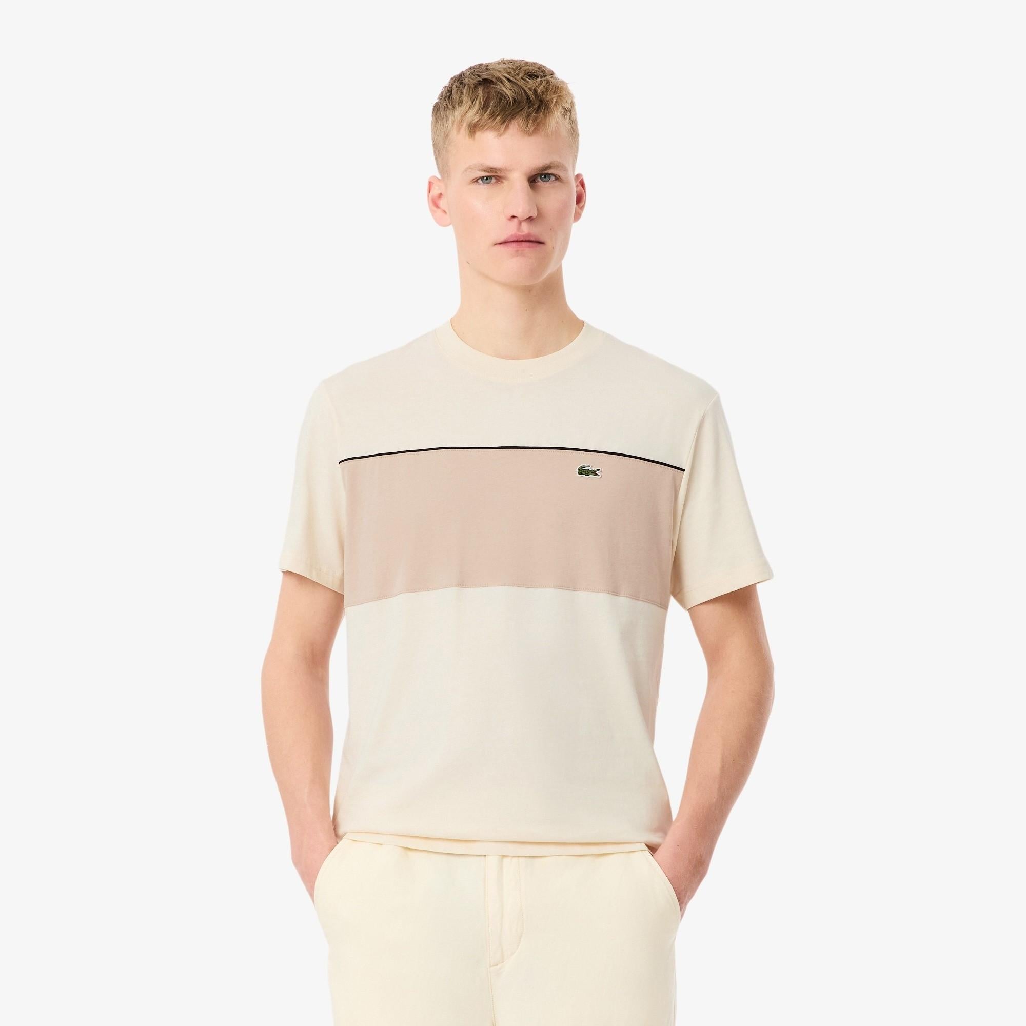 T-shirt in cotone color block TH0896 3RR LACOSTE 