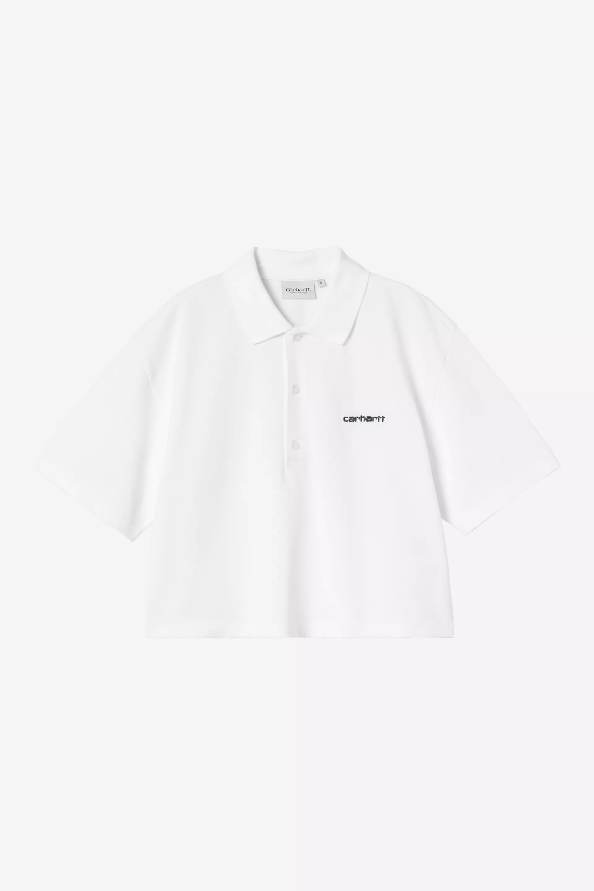 W' S/S Carhartt Script Polo T-Shirt I034553 00AXX CARHARTT WIP 