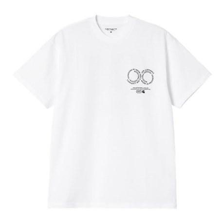 S/S Rotation T-Shirt bianca I034772 00AXX CARHARTT WIP 