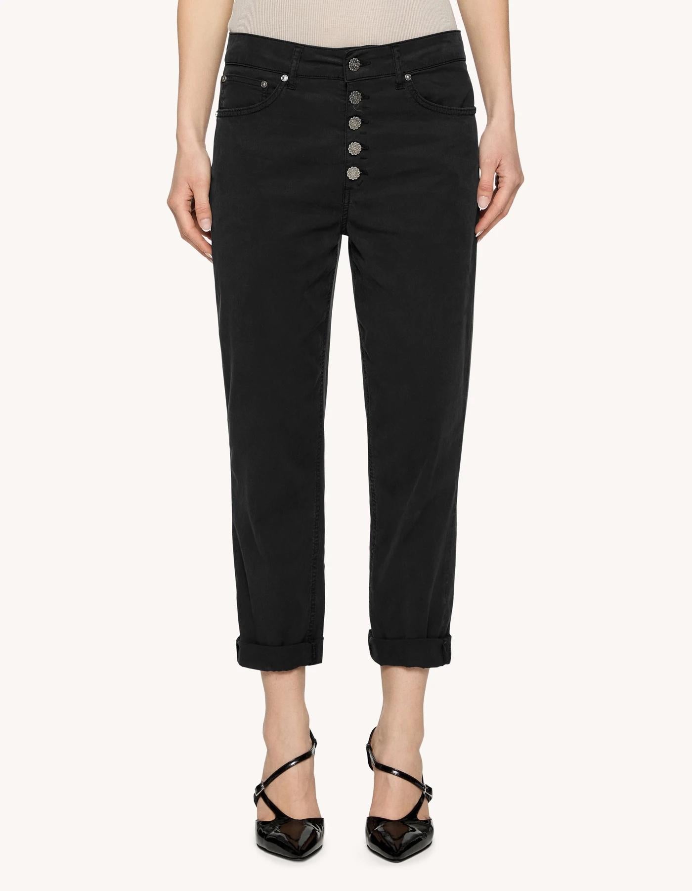 Pantaloni Koons loose DP268BGSE068BM5 999 DONDUP 