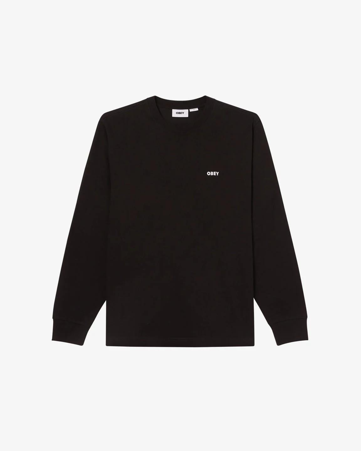 T-shirt Est.Works Bold Ls 131030138 BLK OBEY 