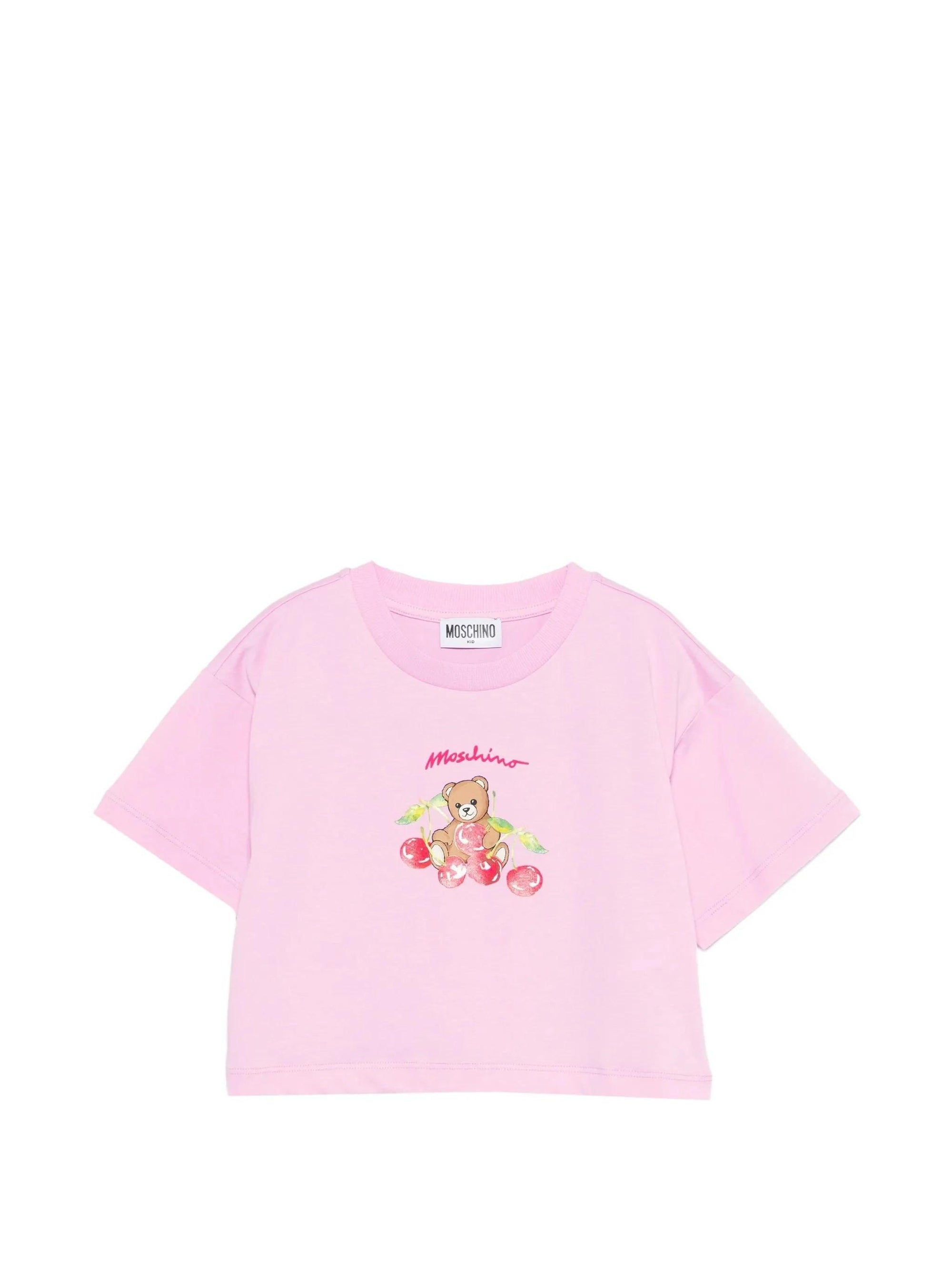 Teddy bear t-shirt HDM075LAA02 51473 MOSCHINO KID 