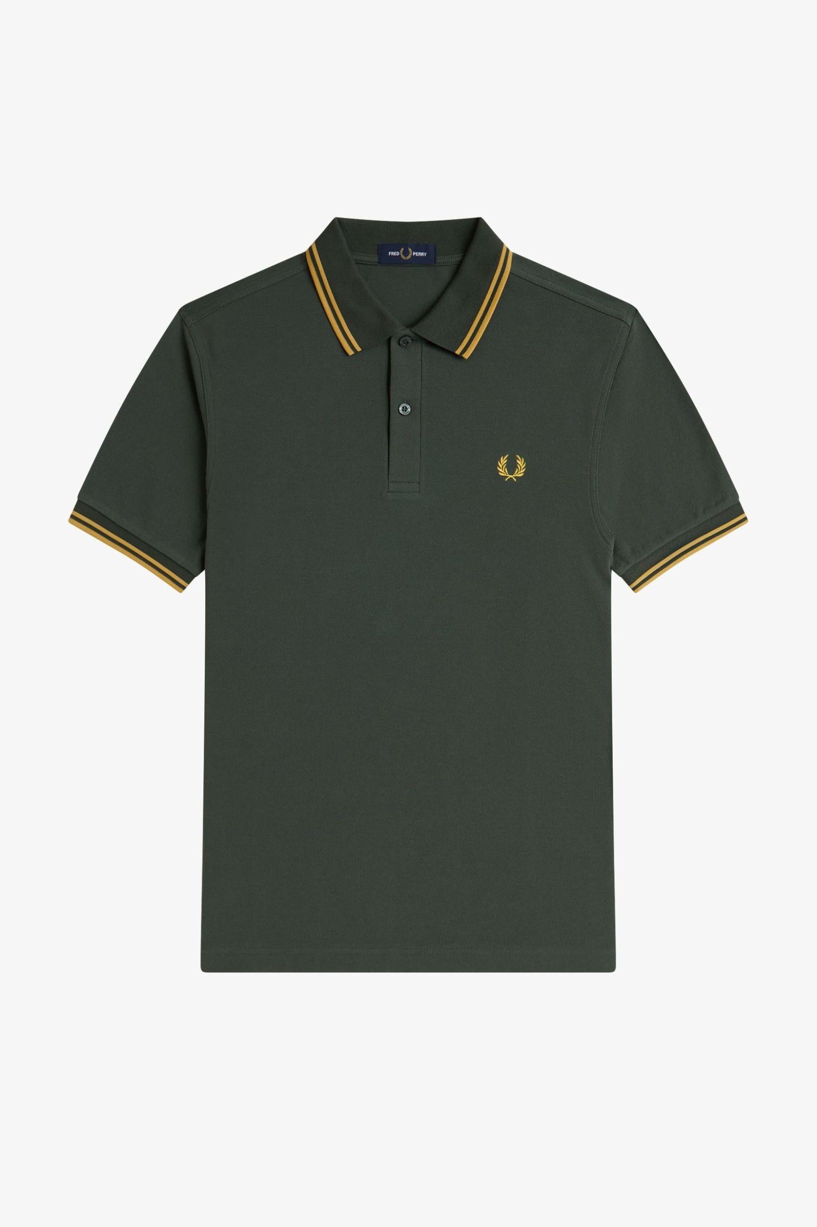 Polo pique' con doppia riga M360053 Y22 FRED PERRY 