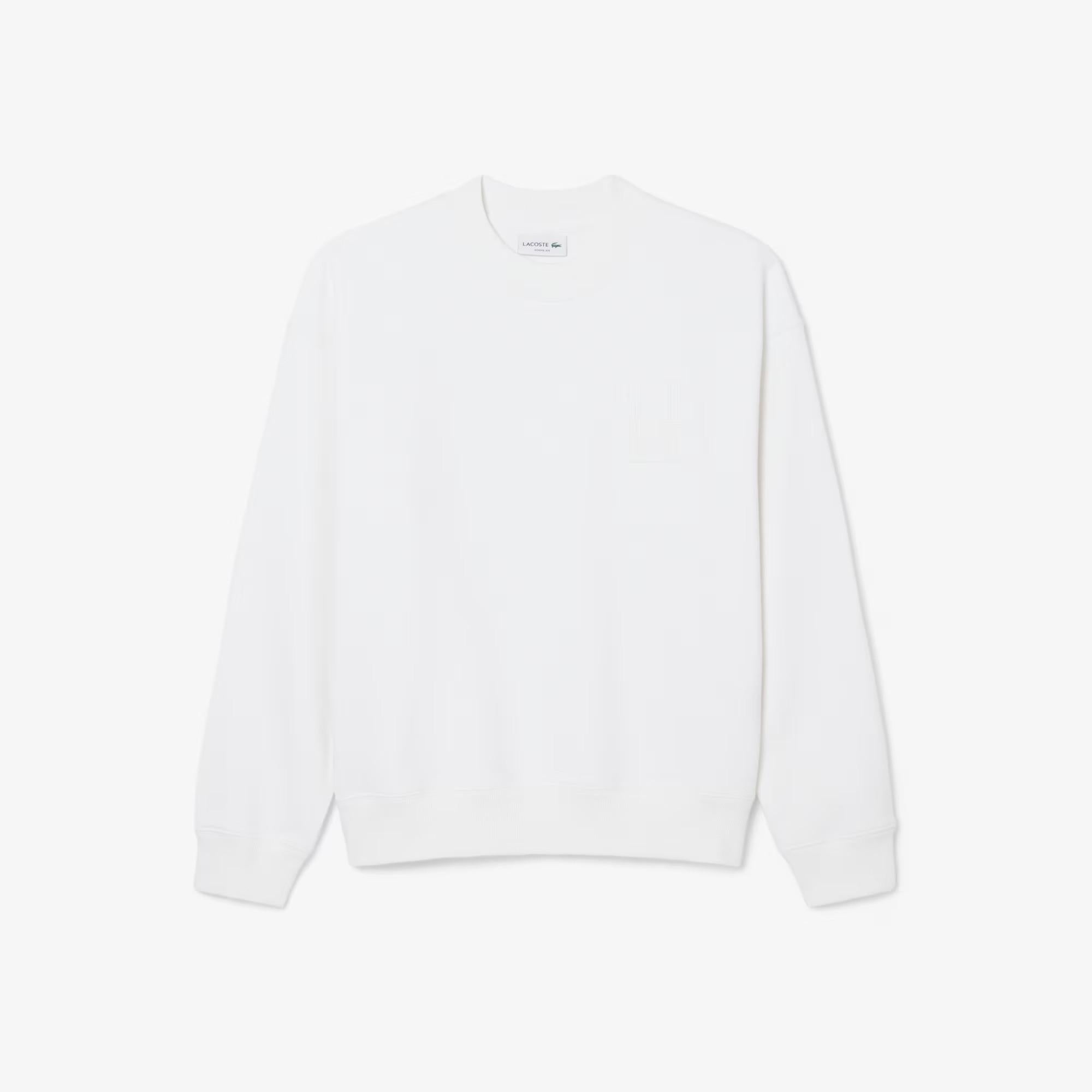 Felpa in pile ricamata SH1682 001 LACOSTE 