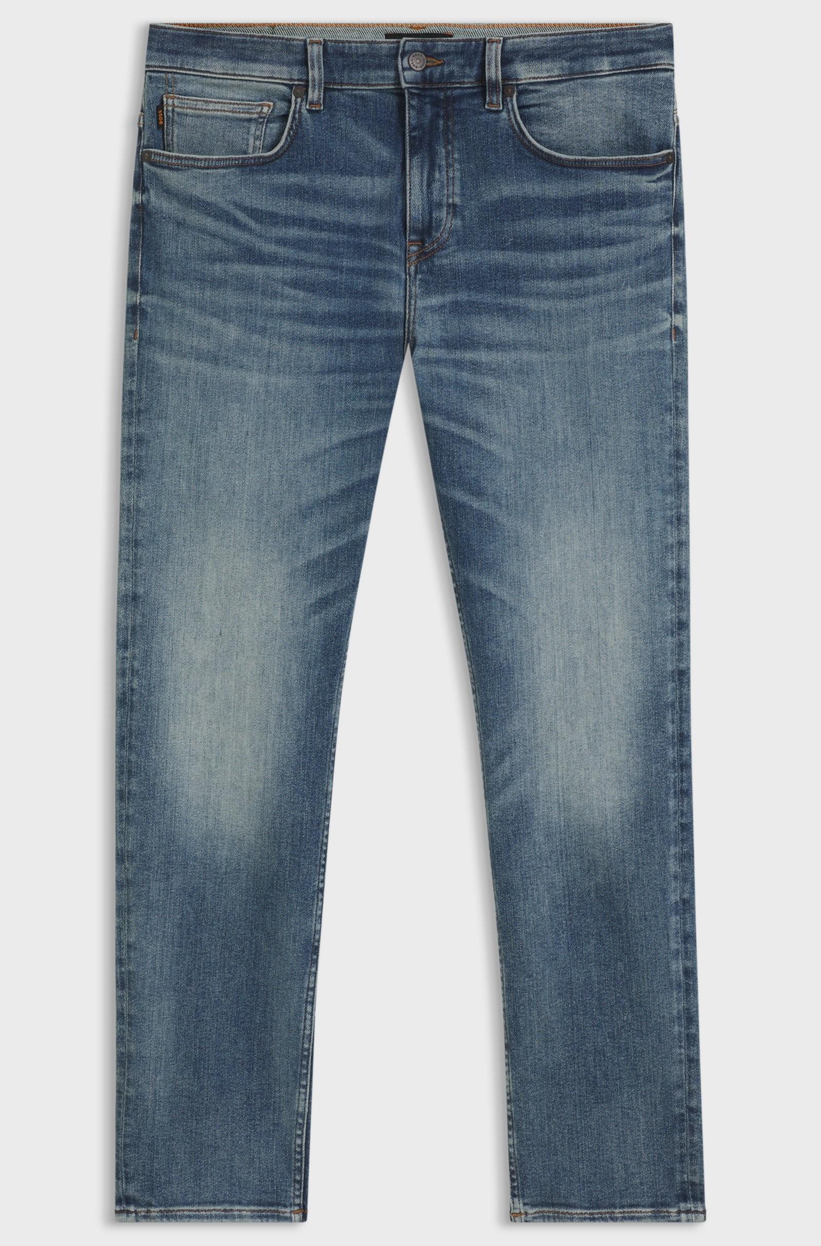 Jeans Delaware slim fit in denim soft-motion blu 50549524 438 BOSS 