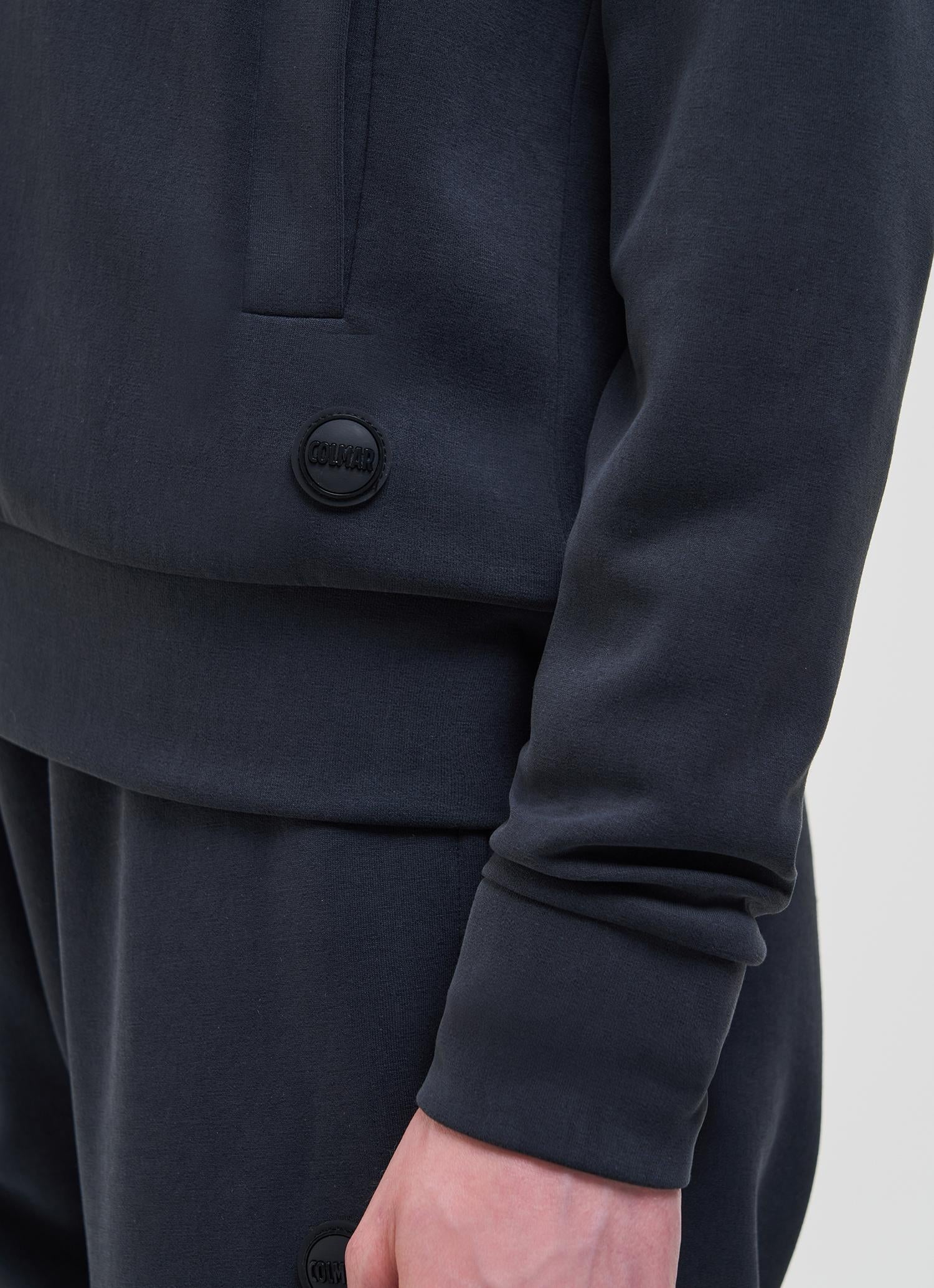 Felpa full zip in cotone modal 92101YH 99 COLMAR 