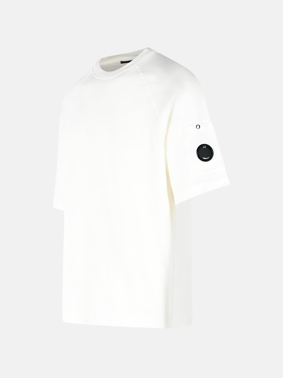 Light Fleece Short Sleeve Sweatshirt 20CMSS034A 103 C.P. COMPANY 