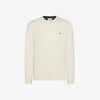 Crew neck sweater in wool and cashmere
