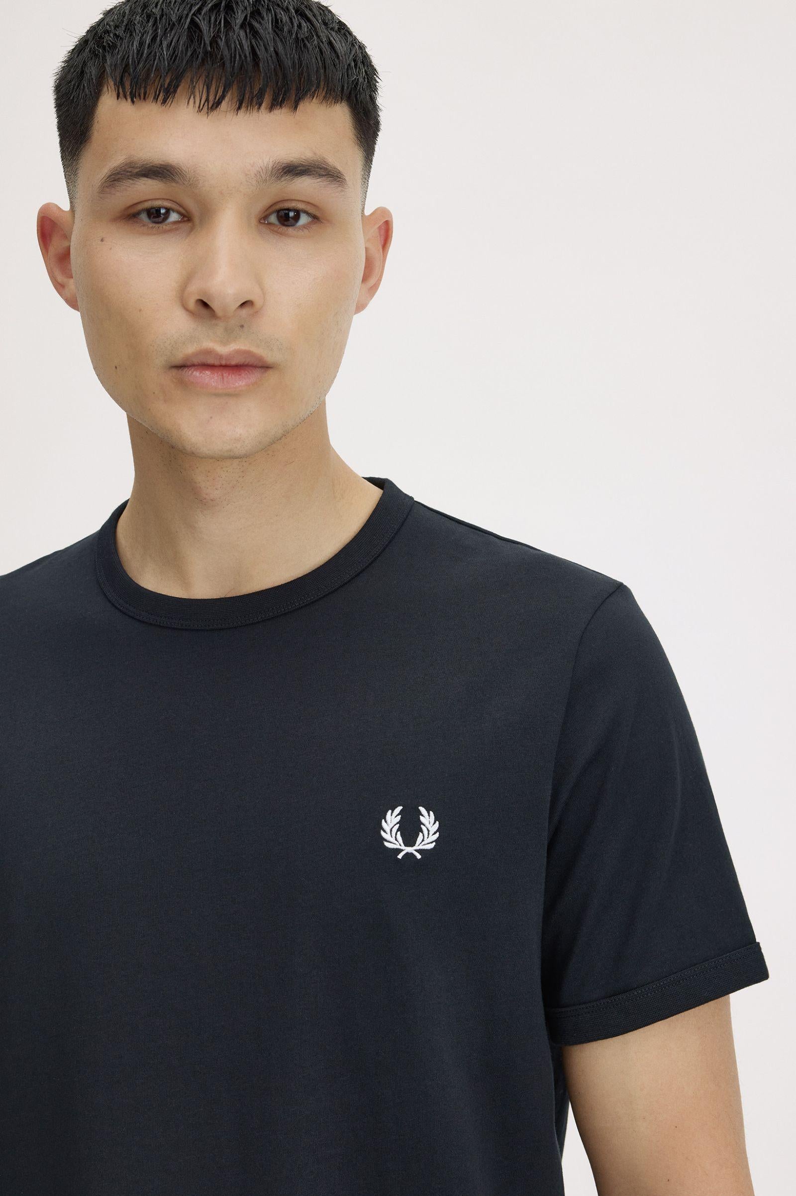 T-Shirt Ringer M351957 102 FRED PERRY 
