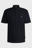 Mercerized cotton polo shirt with double monogram