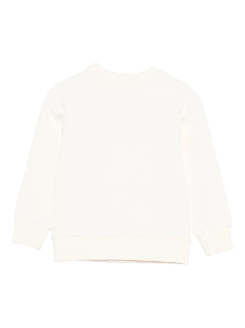 Felpa con stampa bear HMF099LDA58 10123 MOSCHINO KID 