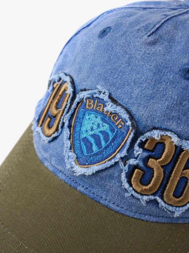 Cappellino denim Langdon 26SBLUA04465 80D BLAUER 
