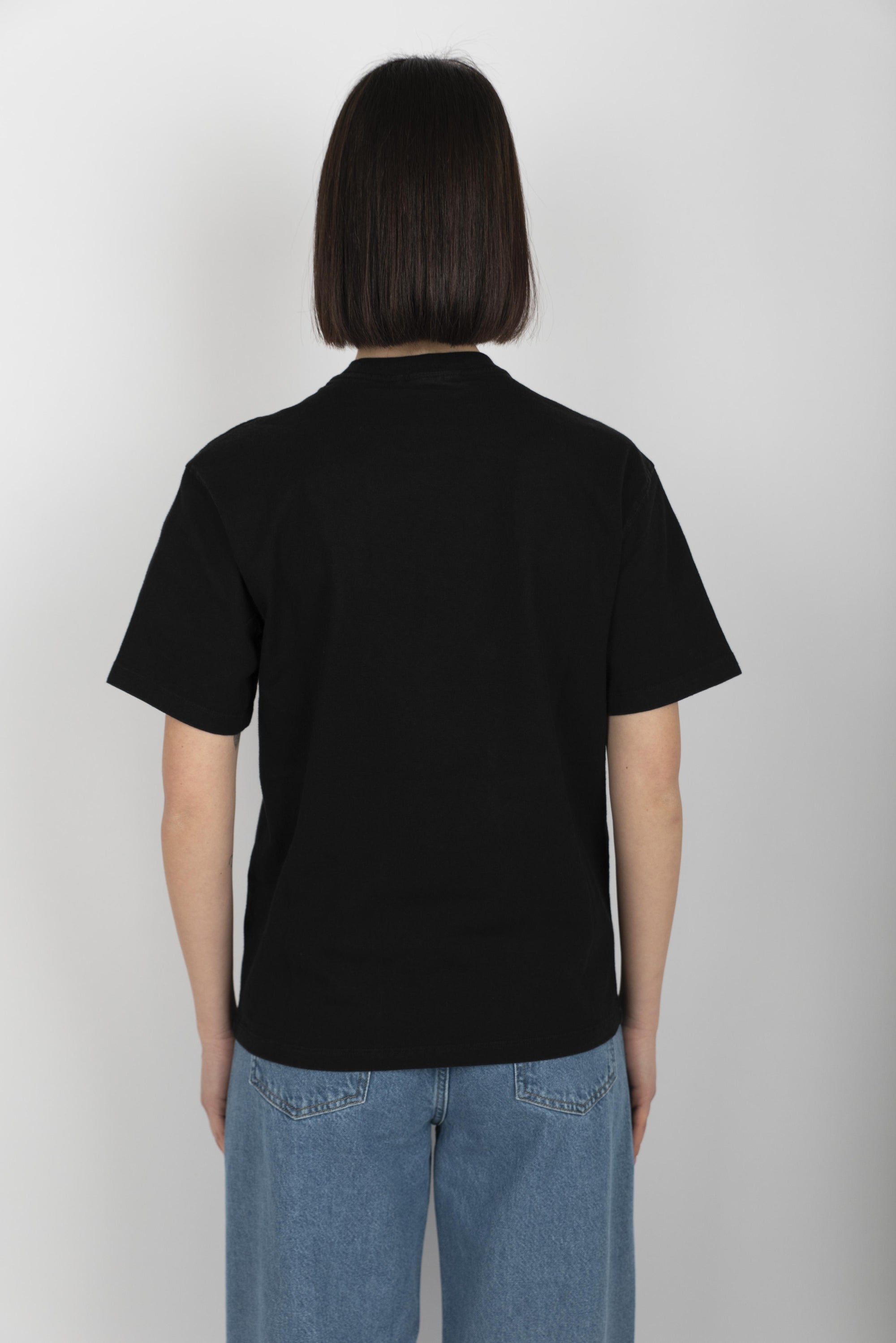 T-Shirt Women's S/S Ingo black garment dyed  I034648 89GD CARHARTT WIP 