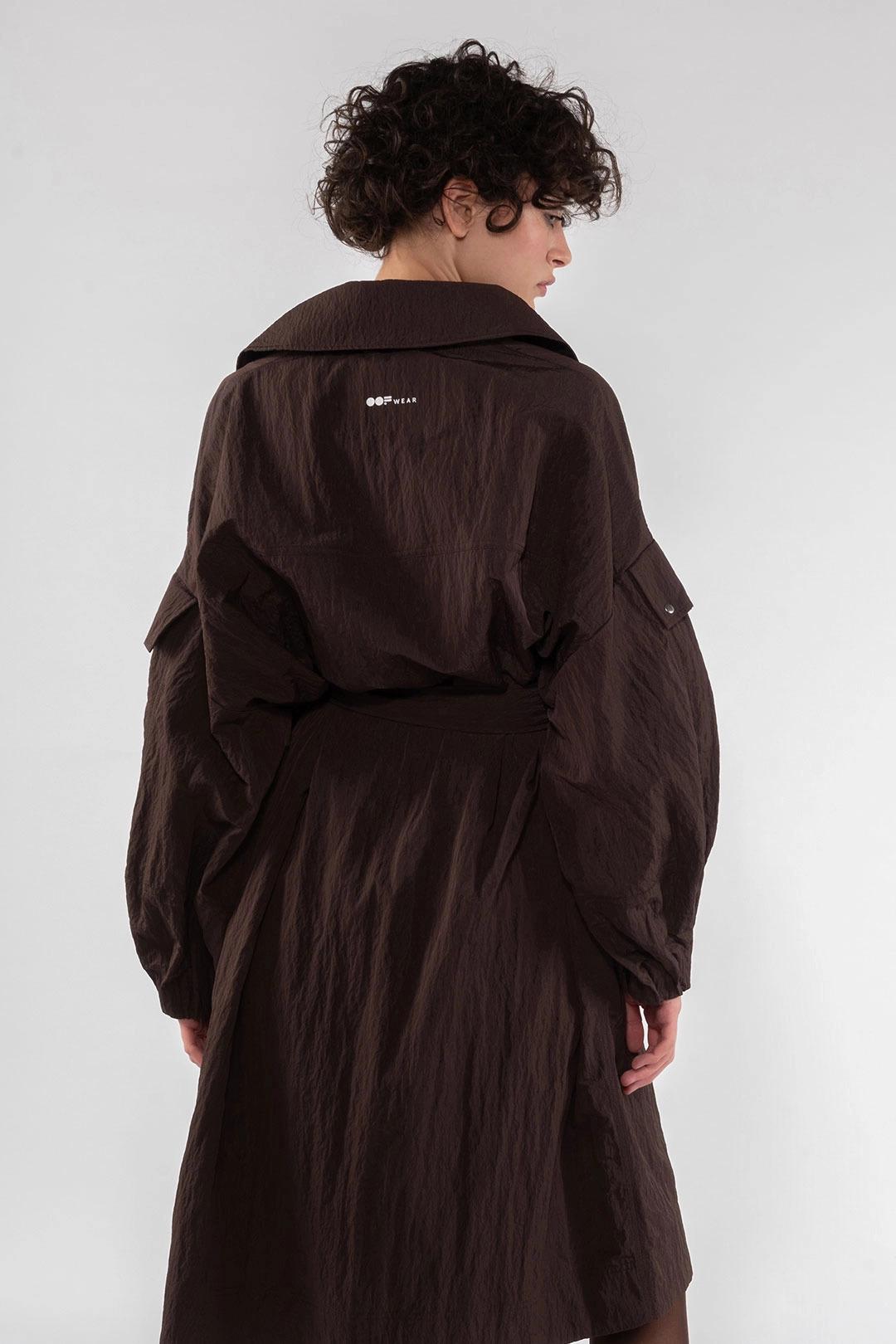 Trench in nylon fondente OFJA9276 0690 OOF WEAR 