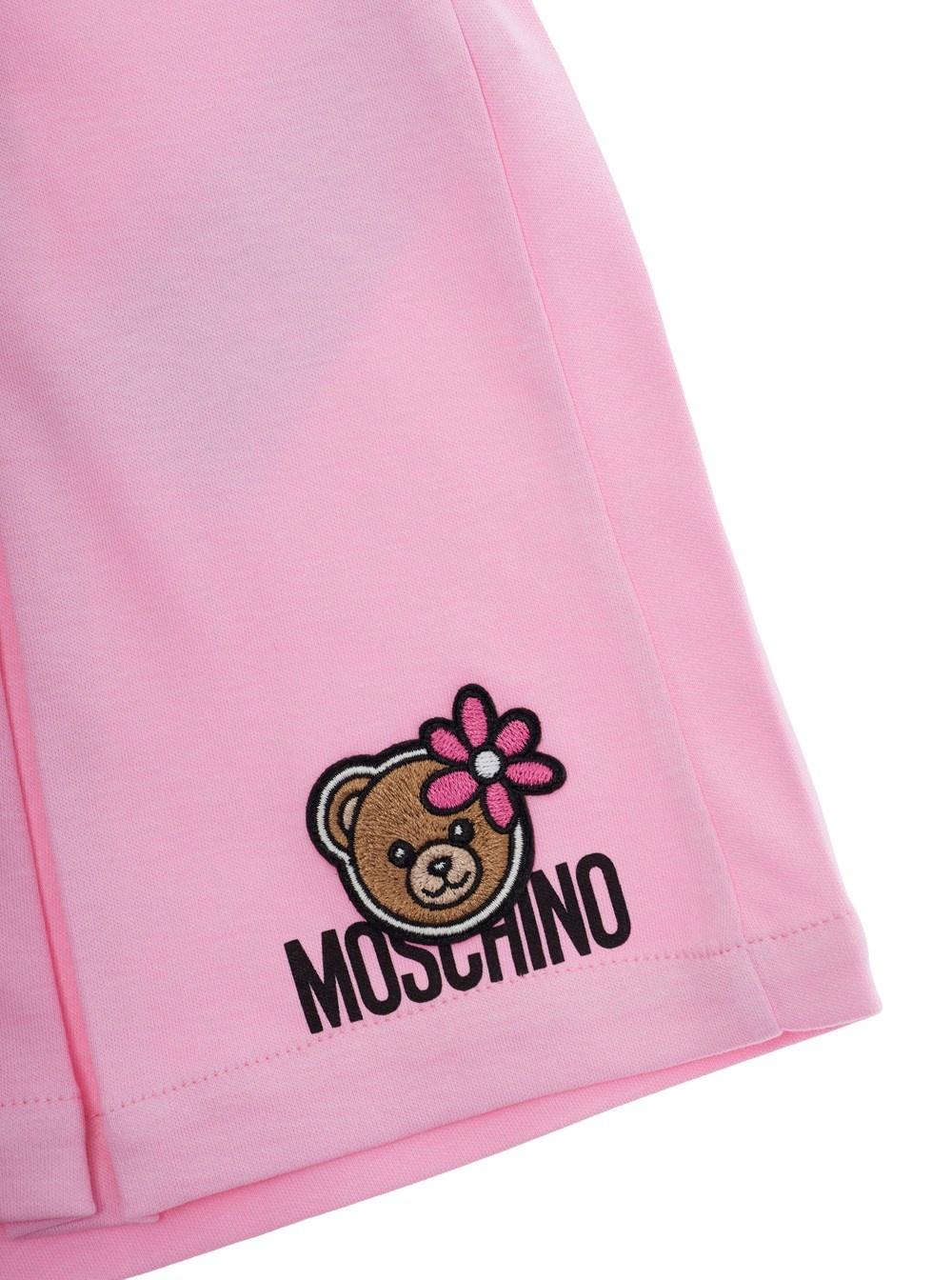 Shorts con tasche frontali HDQ01ZLAA43 51473A MOSCHINO KID 