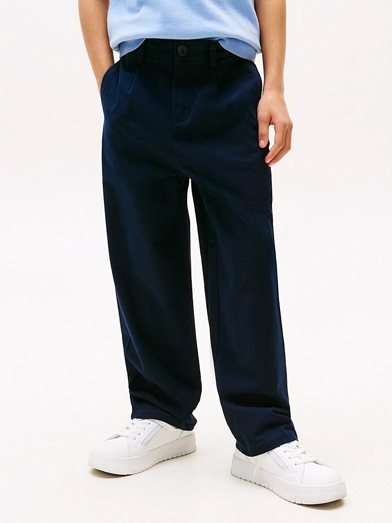 Pantaloni chino con pieghe THKB0KB09780J C1G TOMMY HILFIGER 