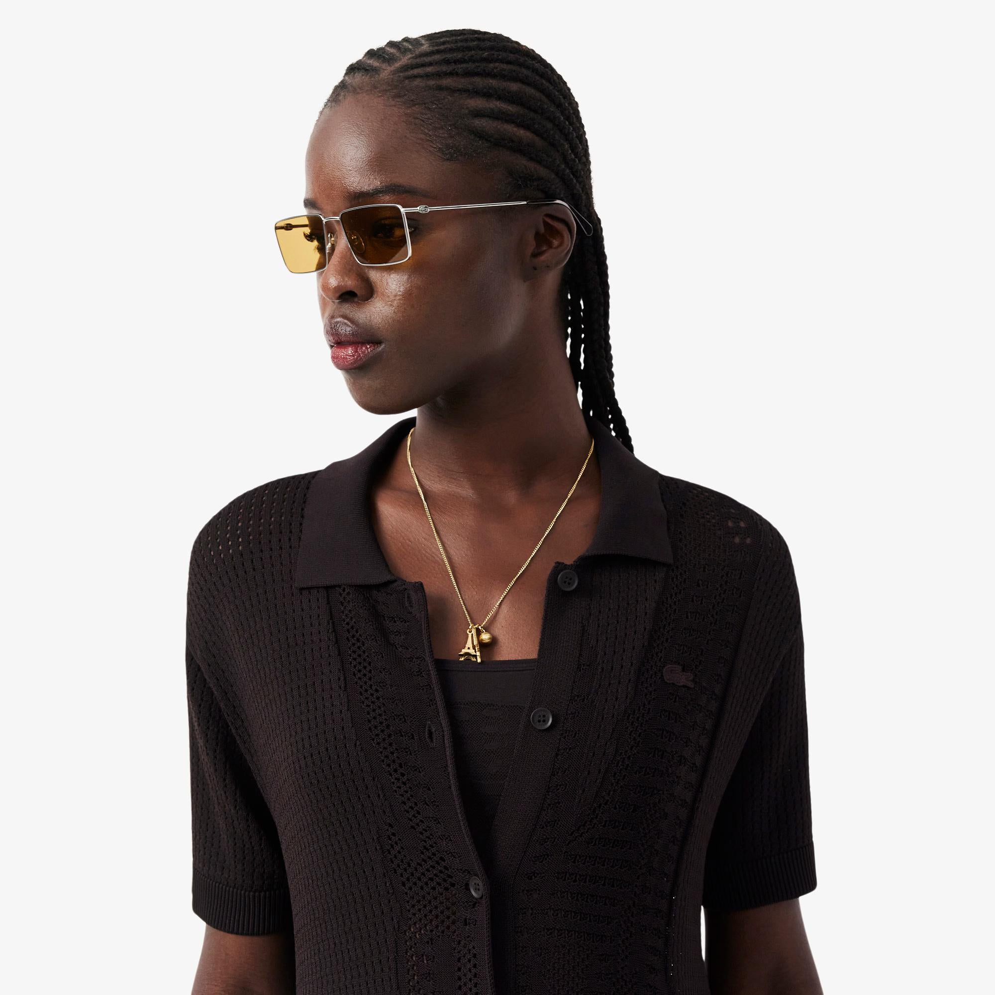 Abito polo all'uncinetto EF1073 3LA LACOSTE 