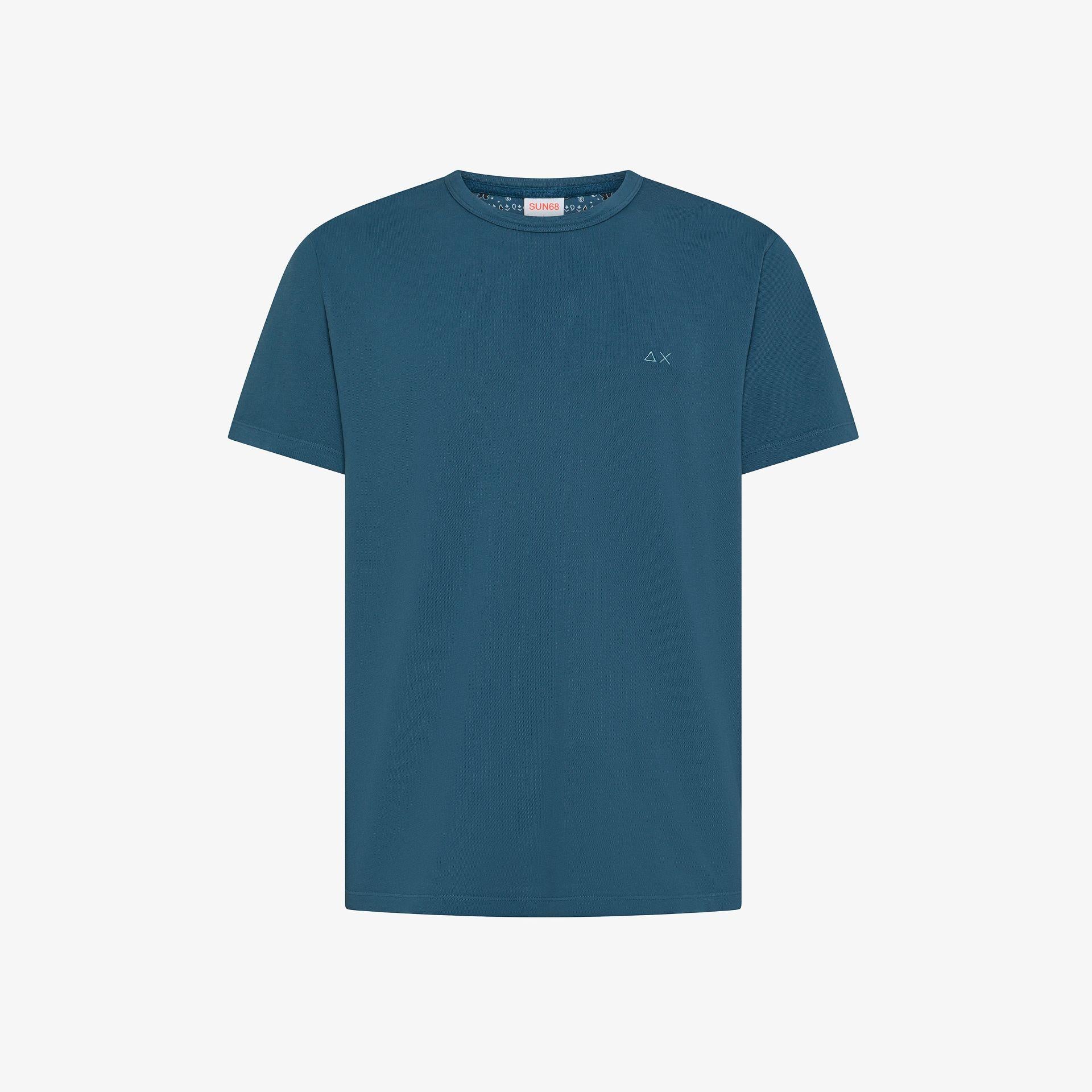 T-shirt in piquet di cotone T36123 80 SUN68 