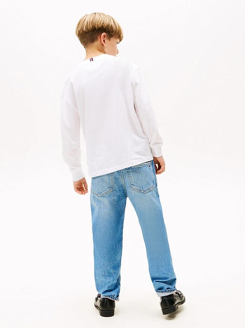 T-shirt Essential in jersey a maniche lunghe THKB0KB09846T YBR TOMMY HILFIGER 