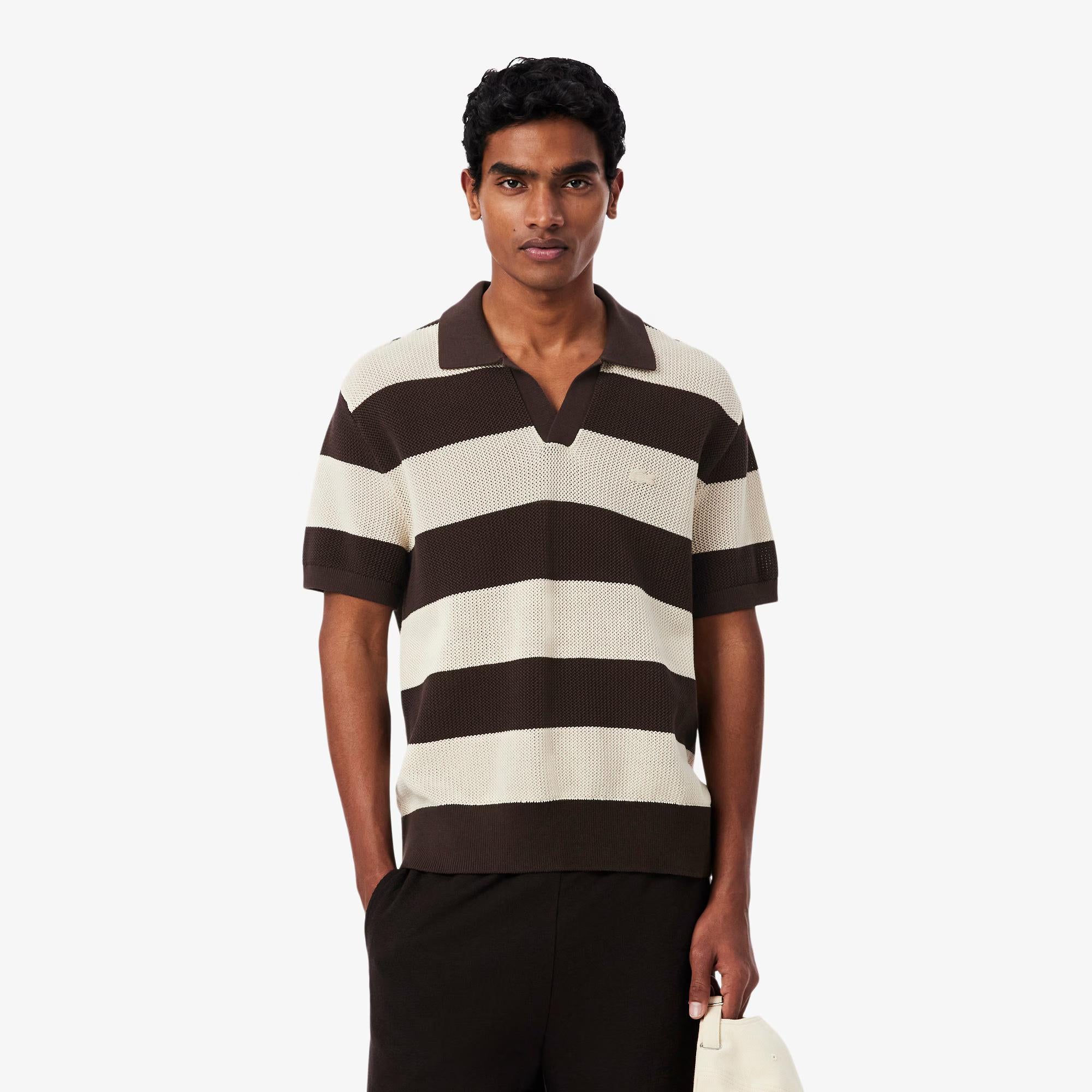 Maglione da golf con collo a polo a maniche corte AH2561 4I9 LACOSTE 