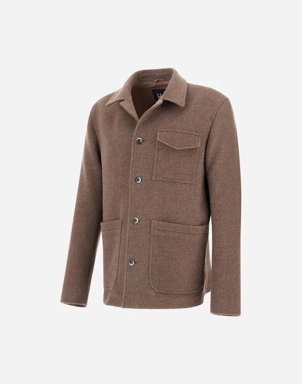 Field jacket in soft recycled wool FI000138U33475R 2700 HERNO 