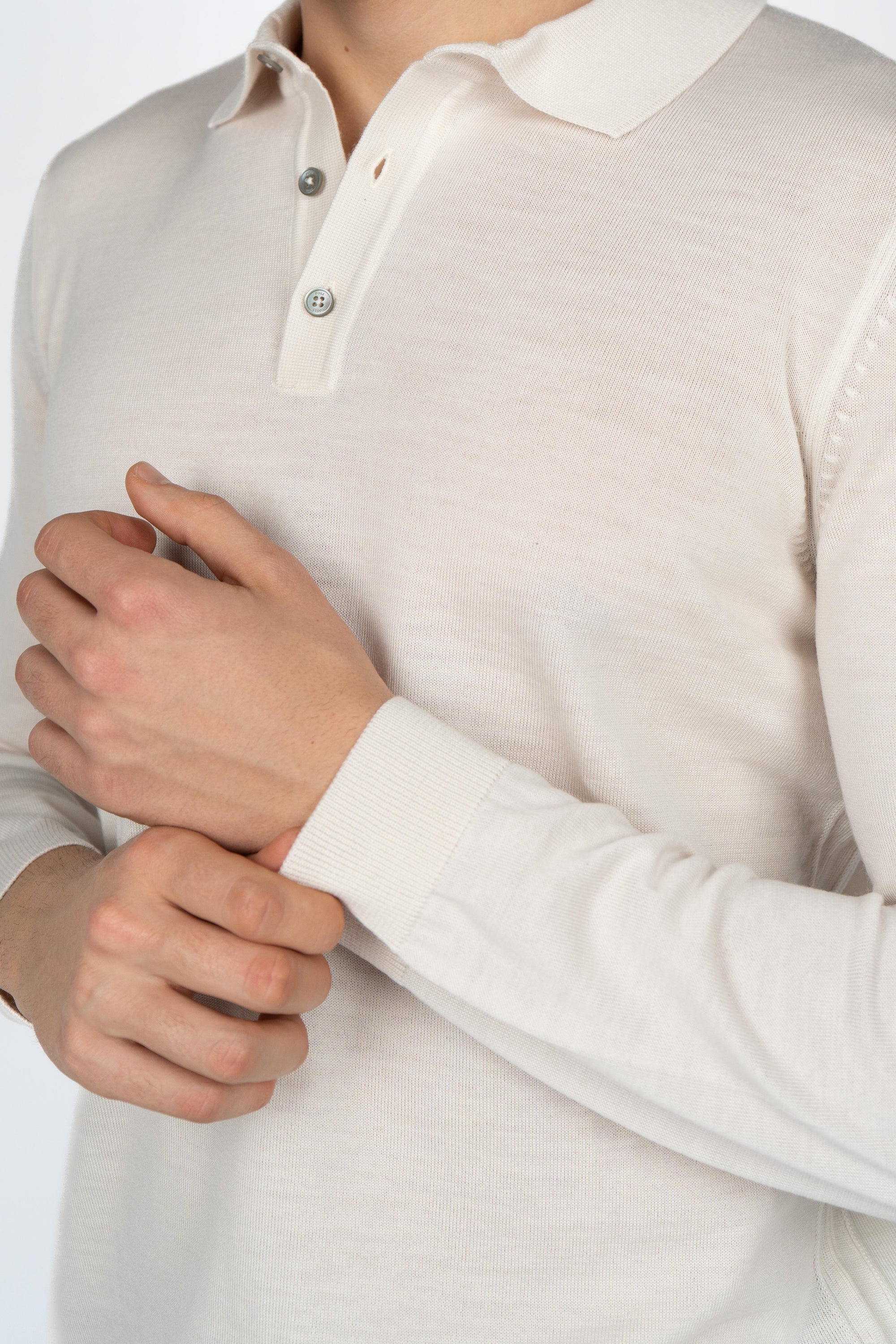 Polo regular fit in maglia di lana vergine 50476355 131 BOSS 