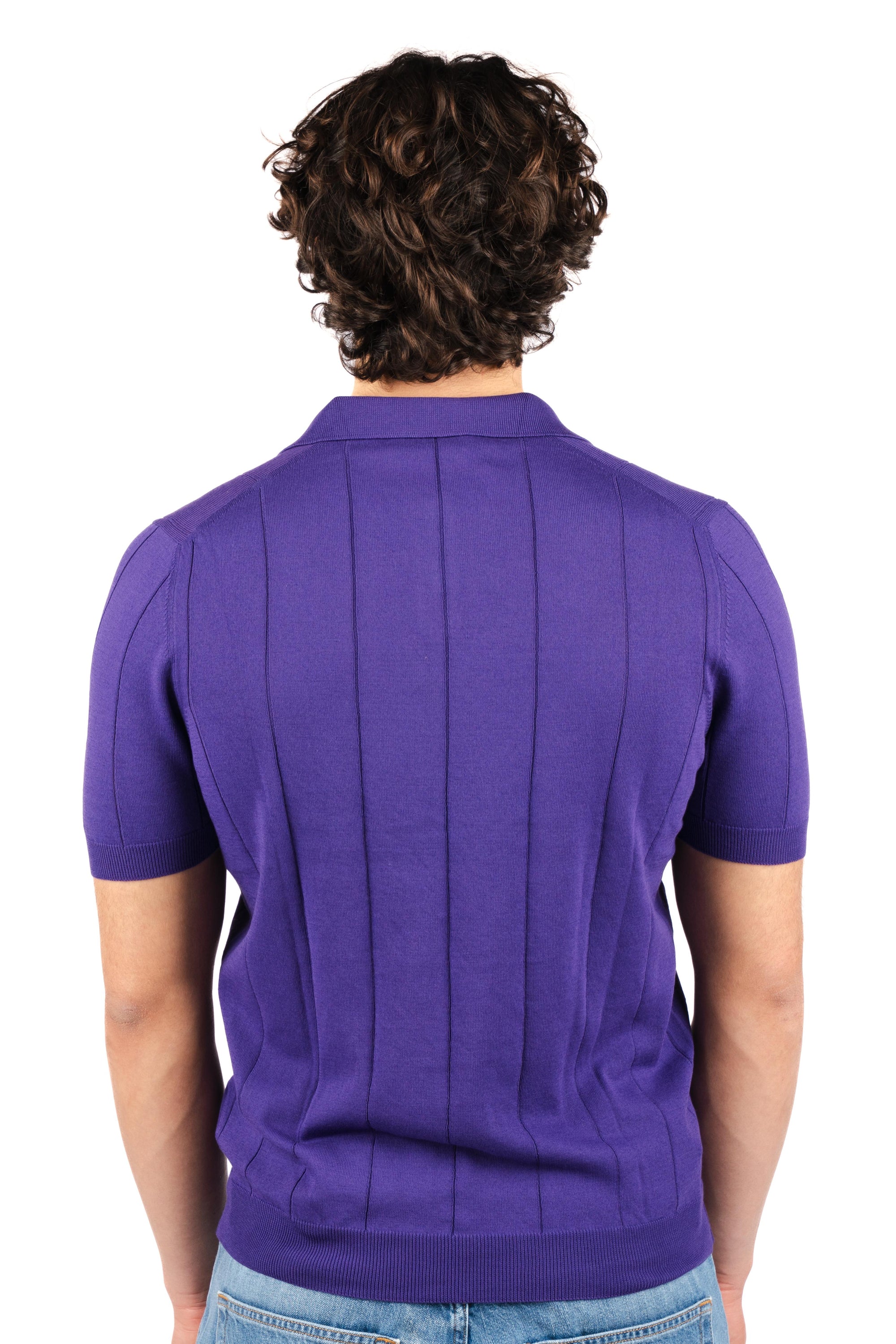 Polo in jacquard di cotone 57191/20660 772 GRAN SASSO 