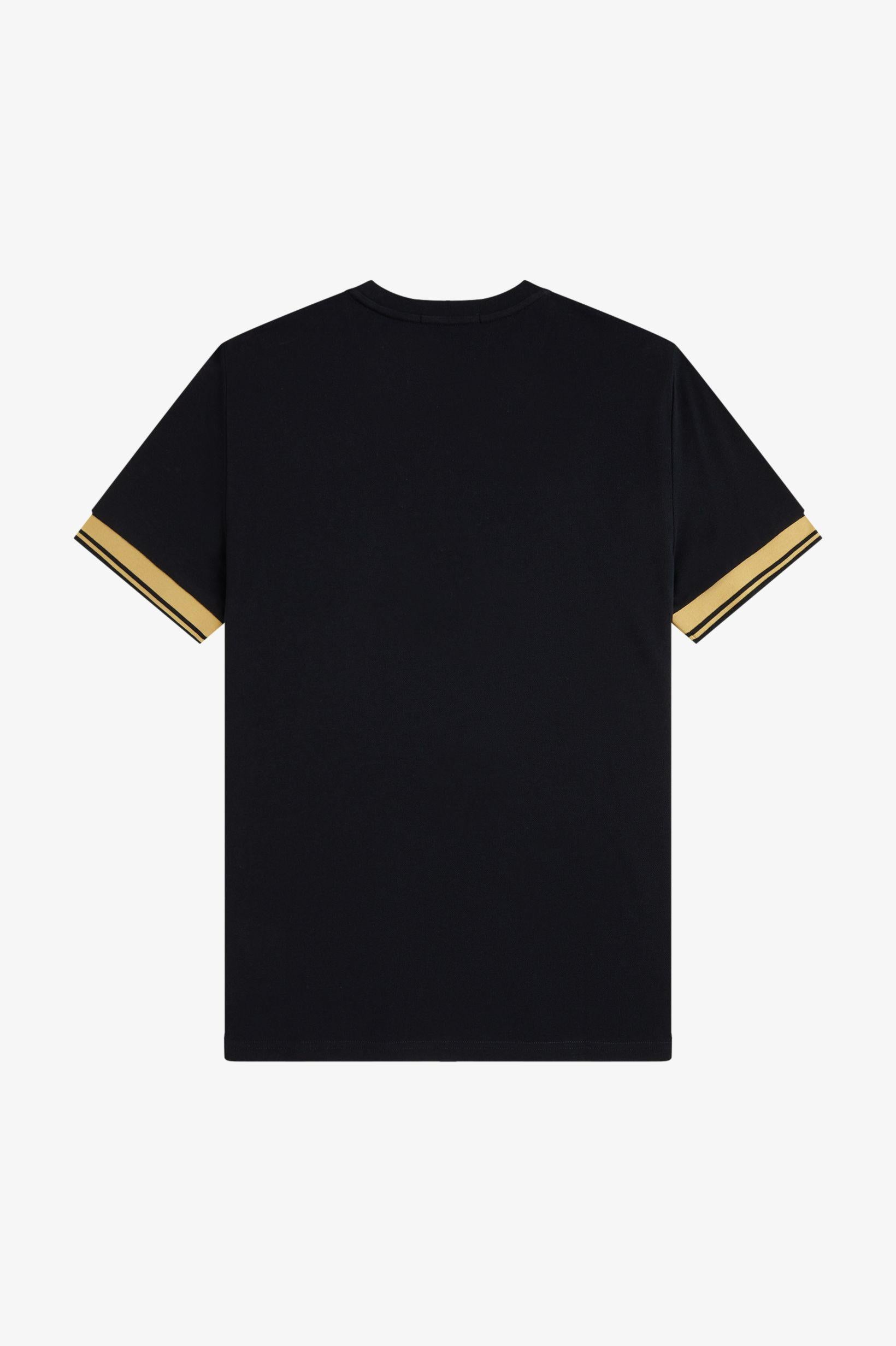 T-shirt con doppia riga M239657 90A FRED PERRY 