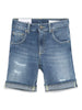 Denim Bermuda shorts