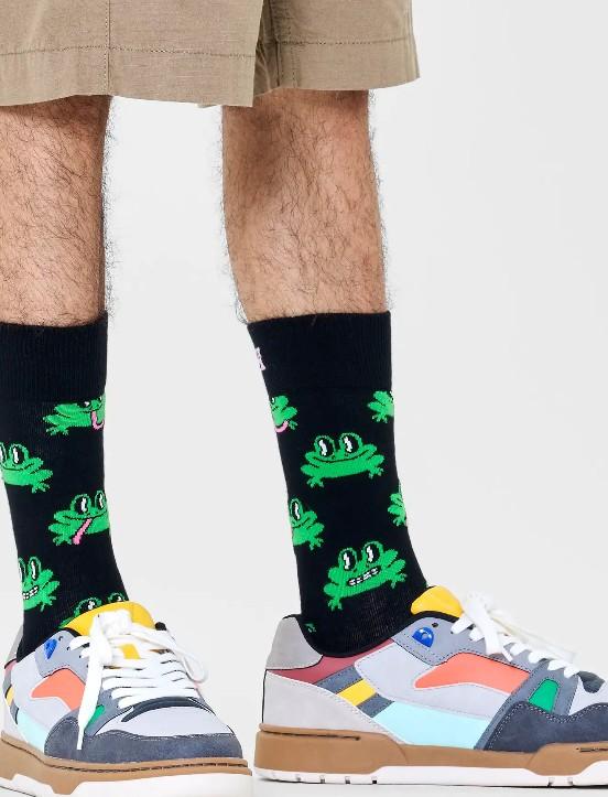Frog Sock P000062 BLACK HAPPY SOCKS 