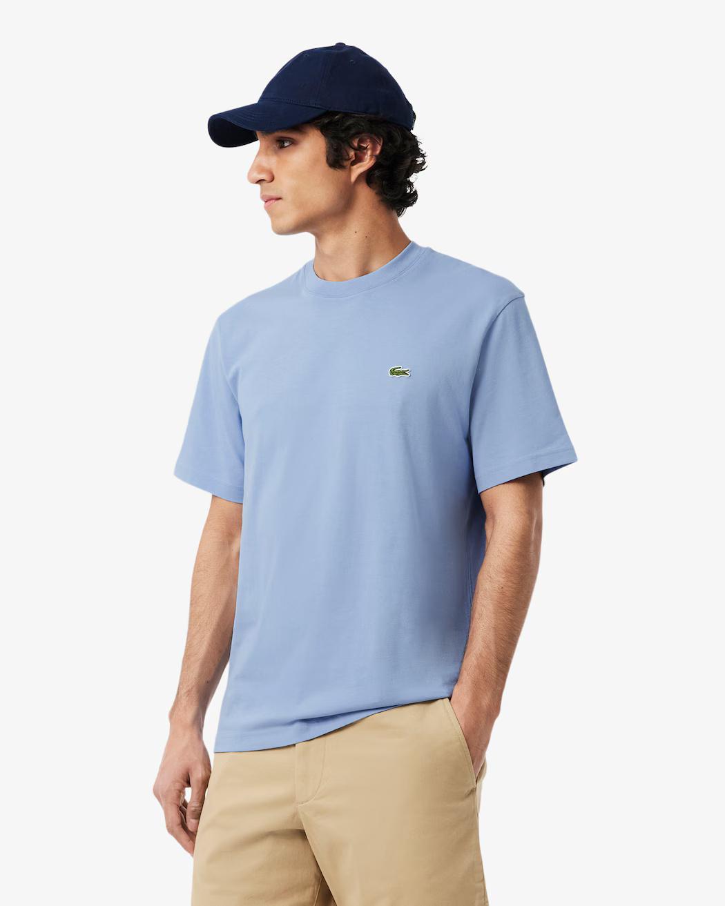 T-shirt in cotone TH7318 AEY LACOSTE 