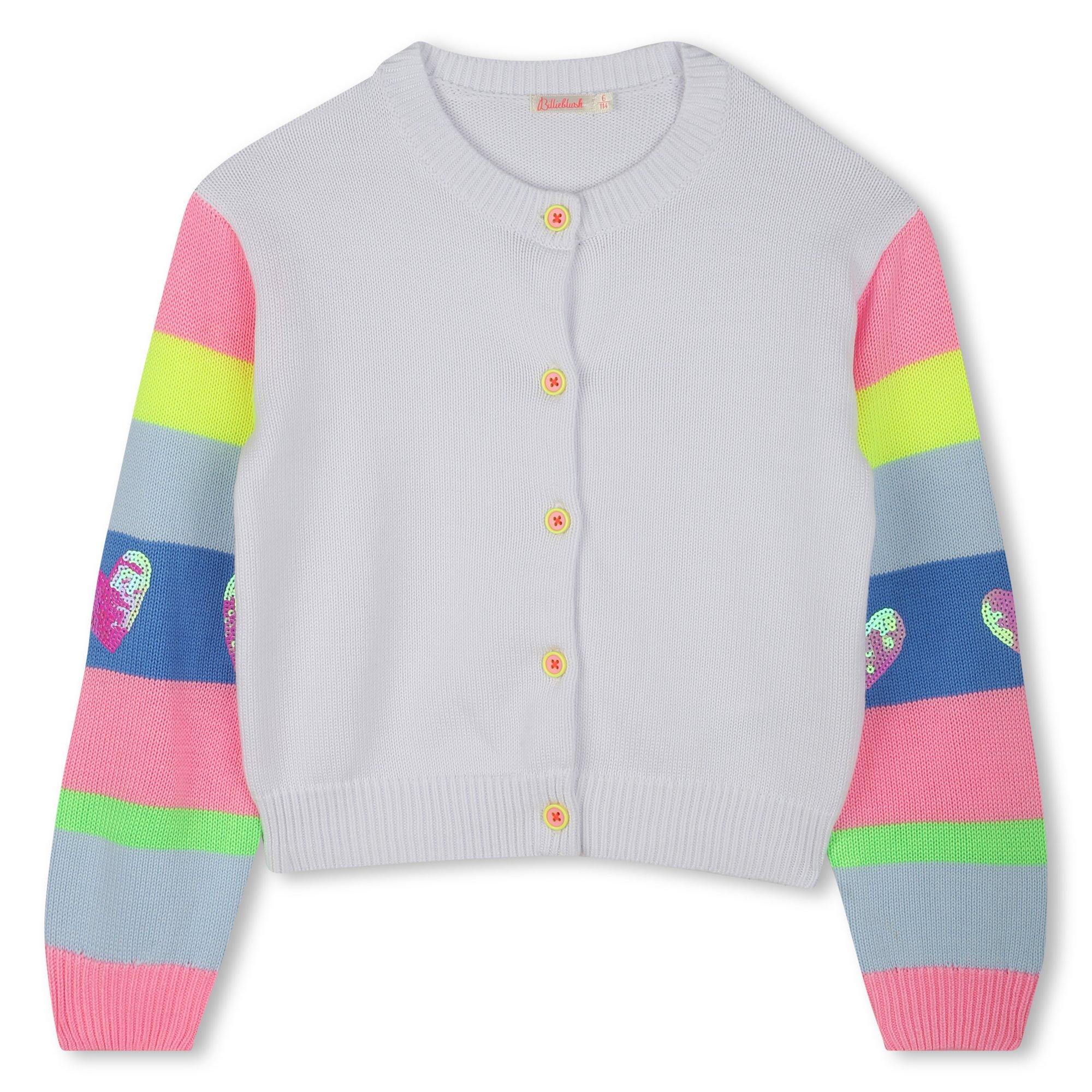 Cardigan in maglia U20881 10P BILLIEBLUSH 
