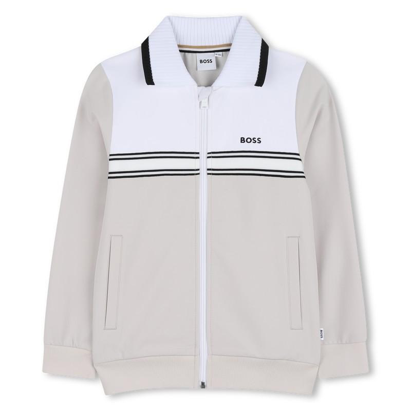 Felpa da jogging con chiusura con zip  J52951 130A BOSS 