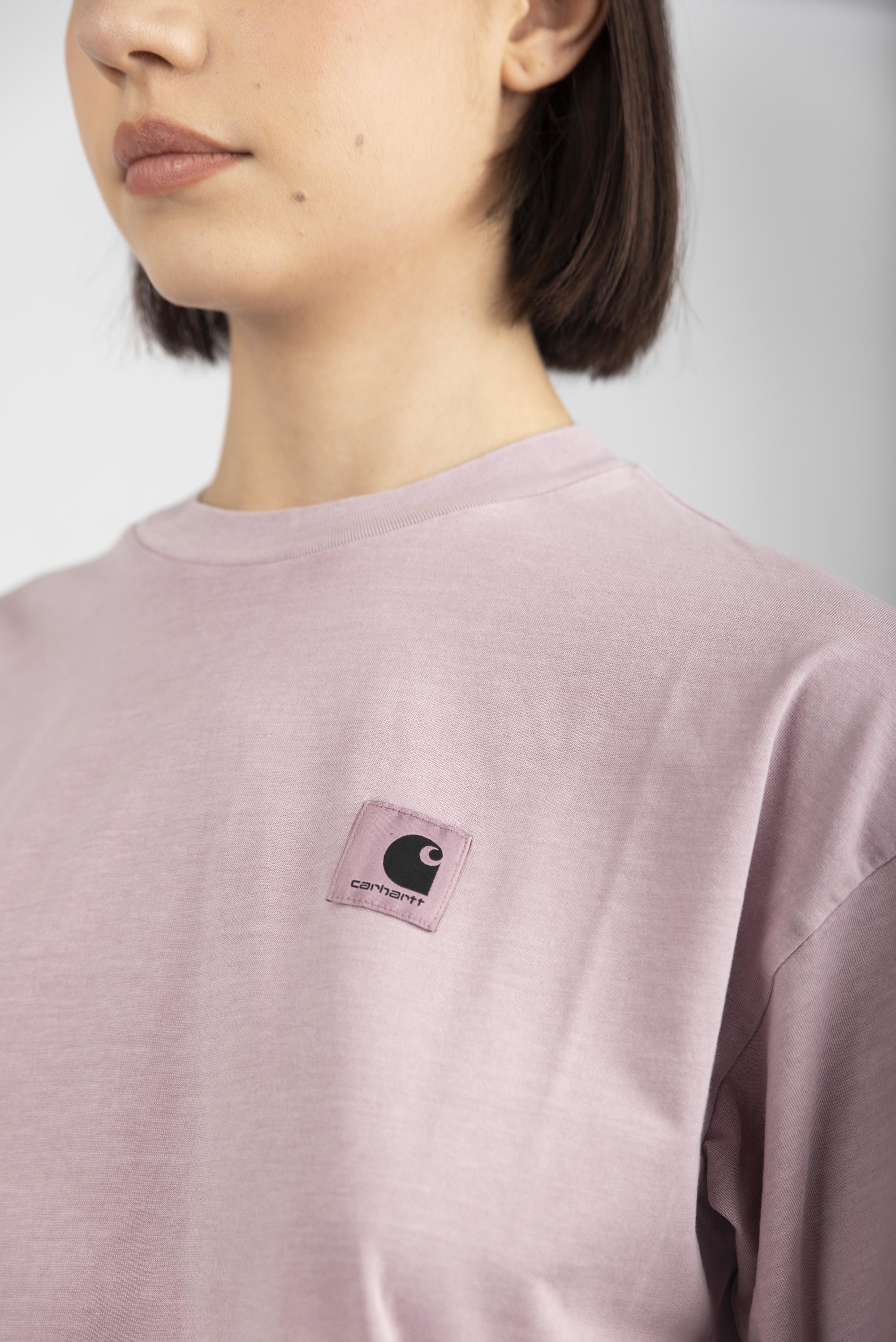 T-shirt Women's S/S Nelson hortensia garment dyed I033051 2P8GD CARHARTT WIP 