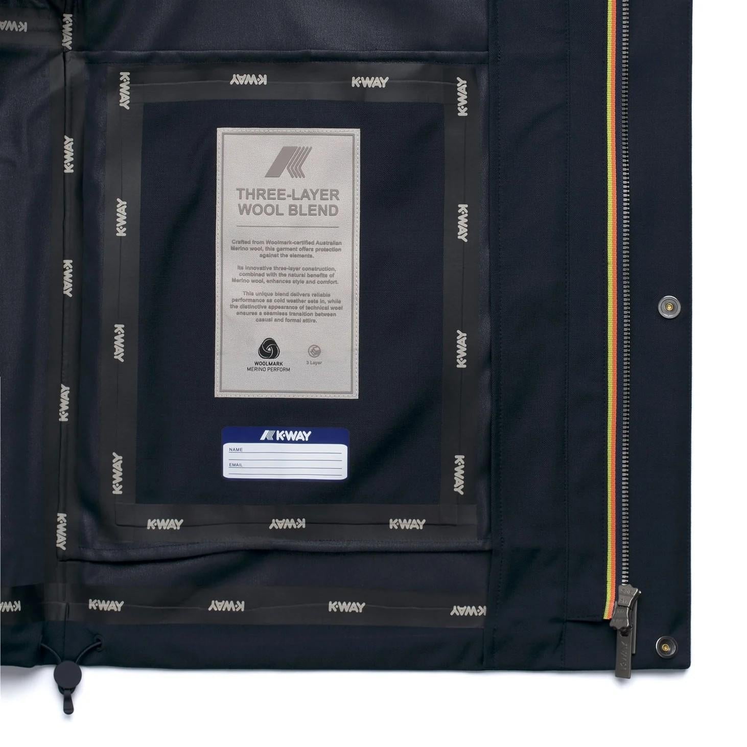 Louir 3l wool K21475W BCE K-WAY 