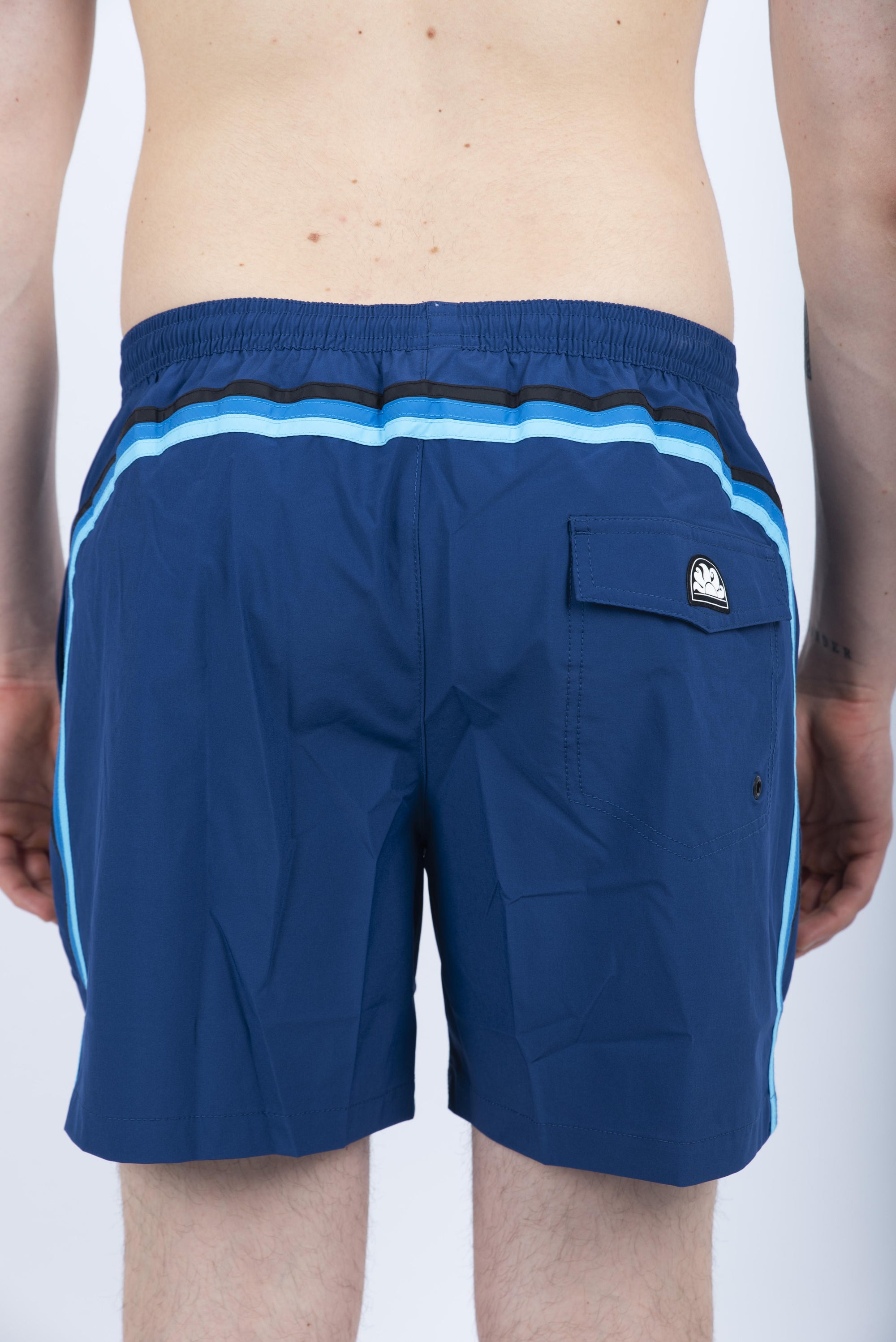 Costume da bagno corto vita elasticata Stretch navy M597BDP7700 A2501 SUNDEK 