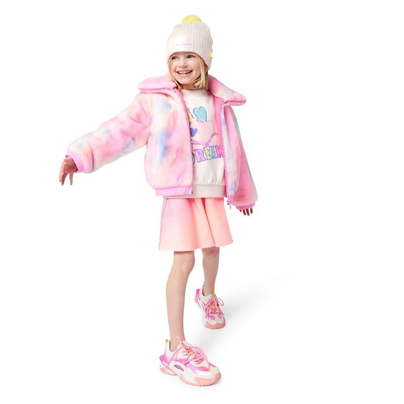 Felpa in pile U21371 47V BILLIEBLUSH 