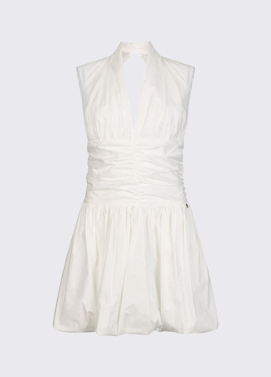 Abito corto con cut-out WA6241T4853 10701 LIU JO WHITE1 