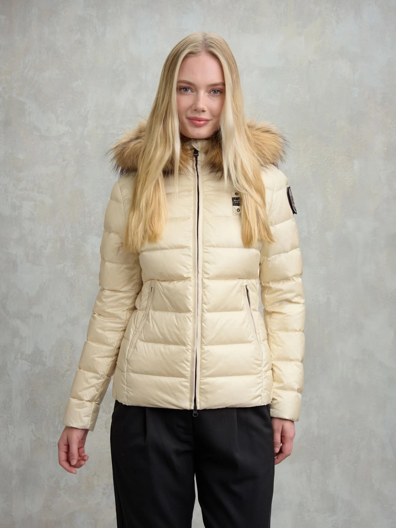 Piumino a righe arcadia 25WBLDC03099 907GG BLAUER 