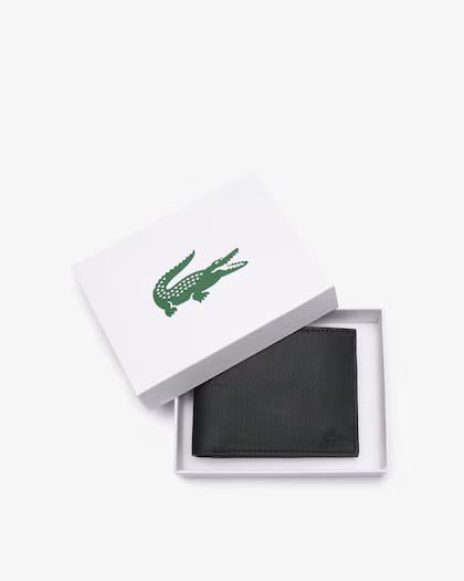 Portafoglio piccolo effetto pique' NH4419 000 LACOSTE ACCESSORI 
