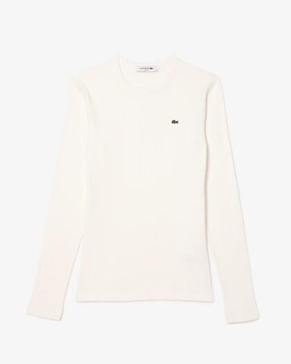 T-shirt in cotone a costine slim fit TF1692 70V LACOSTE 