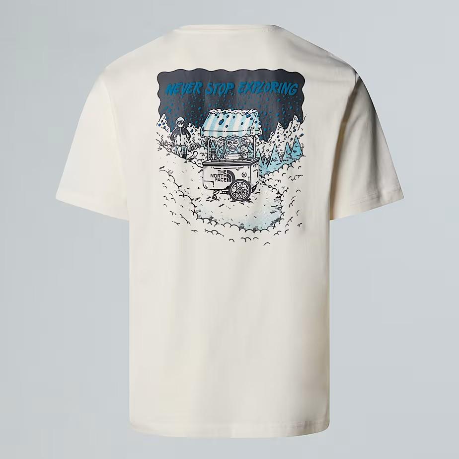T-shirt Powder Days Relaxed Graphic unisex NF0A8E4D QLI1 THE NORTH FACE 