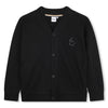 Cardigan with logo