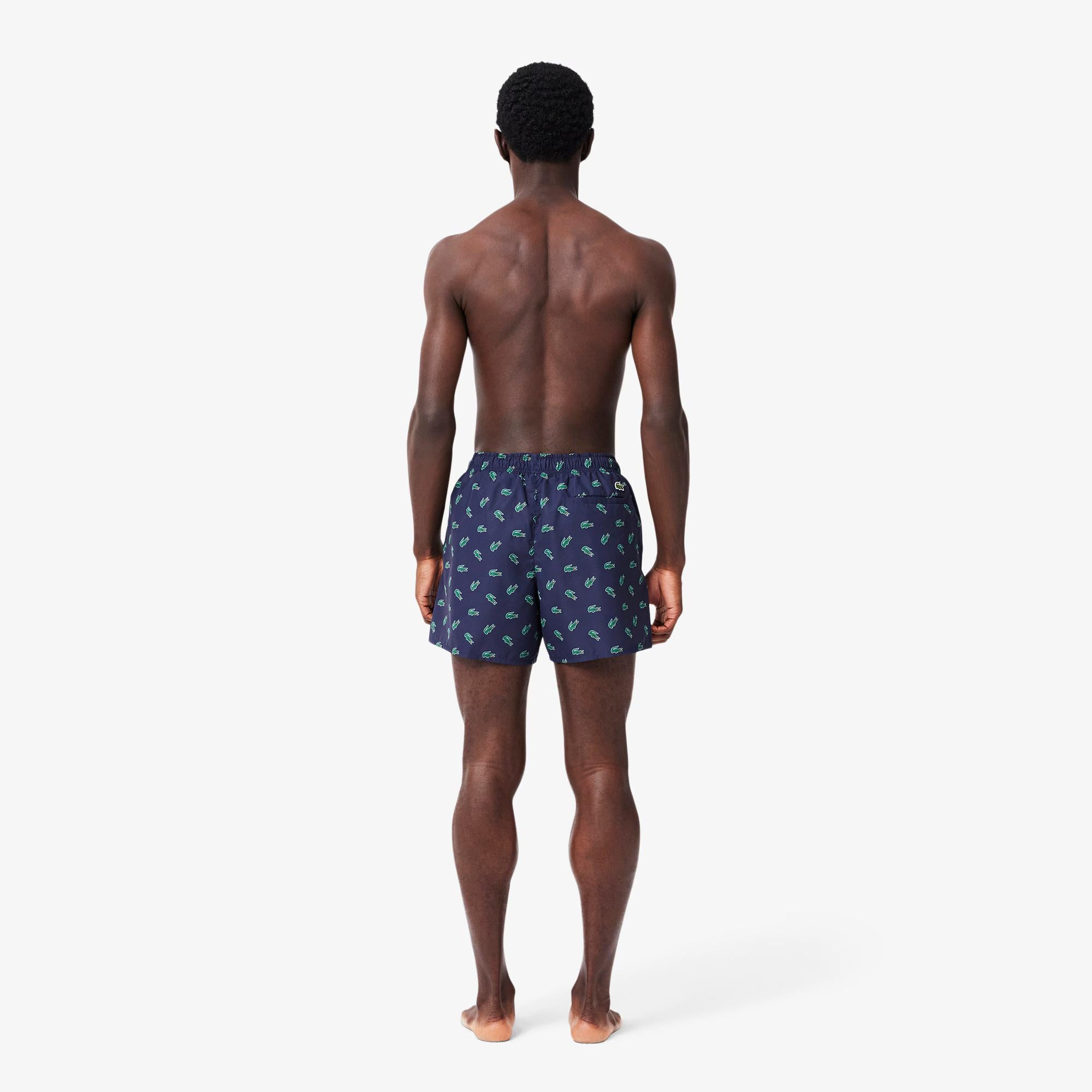 Costume da bagno con logo stampato MH7188 QRN LACOSTE 