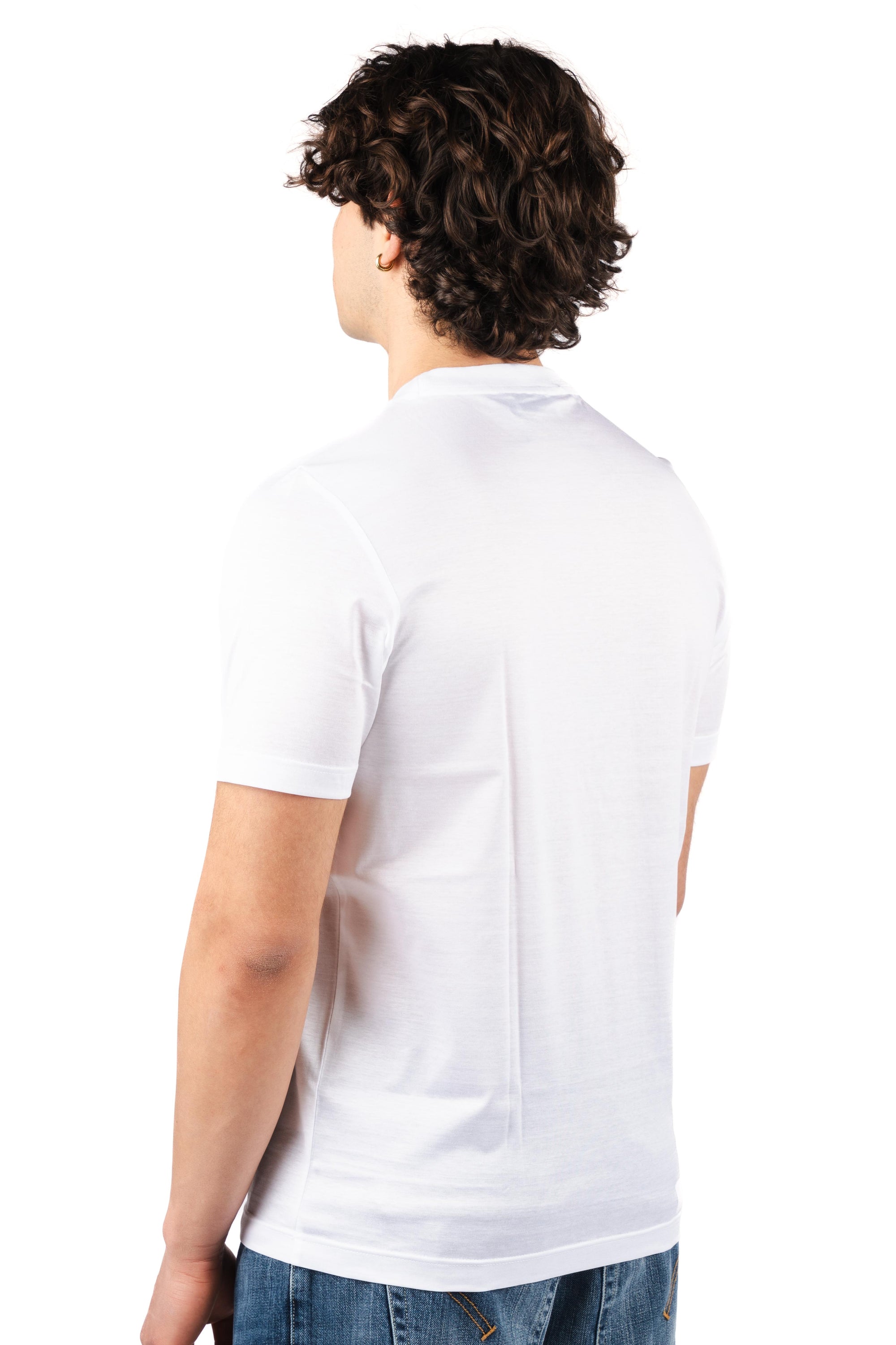 T-shirt in cotone mercerizzato 60196/74007 001 GRAN SASSO 