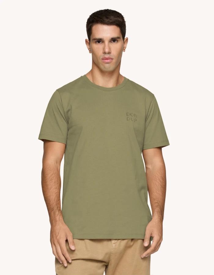 T-shirt girocollo regular con stampa US198JF0309UIT7 632 DONDUP 