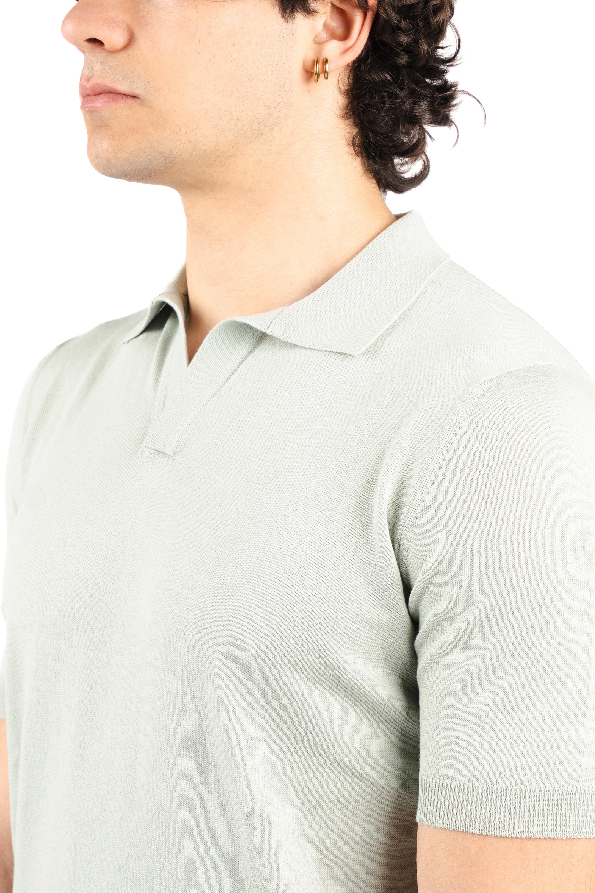 Polo con scollo a v 57132/20689 412 GRAN SASSO 