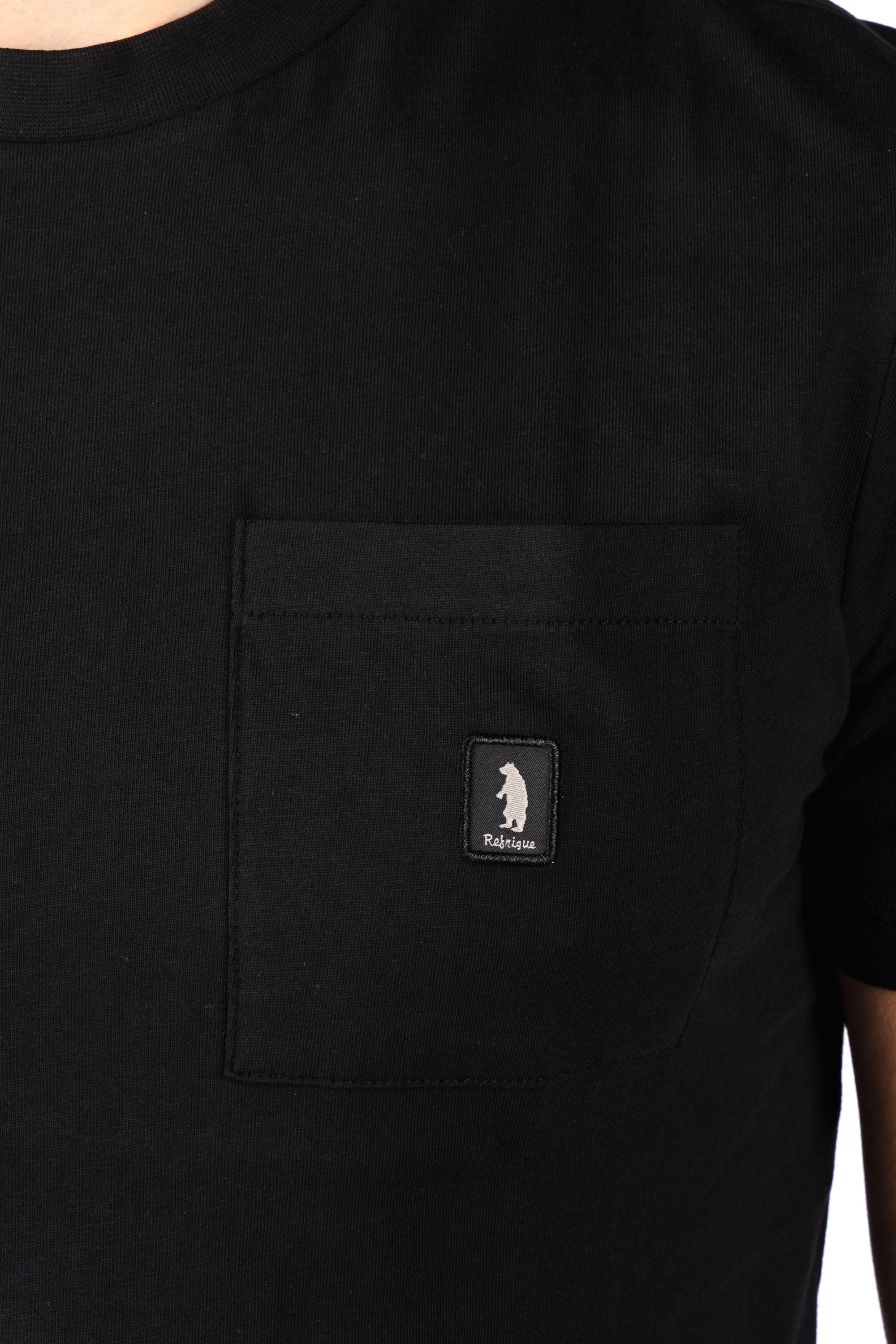 T-shirt iconic pocket R4528M261 BLACK REFRIGUE 